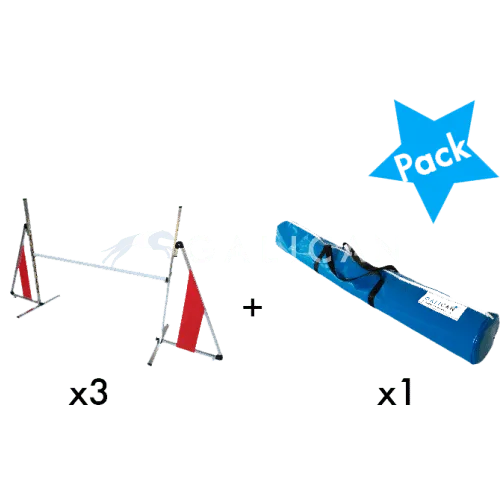 Galican Falthürdenset (3 Hürden + Tasche)